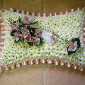 Traditional Pillow with ribbon