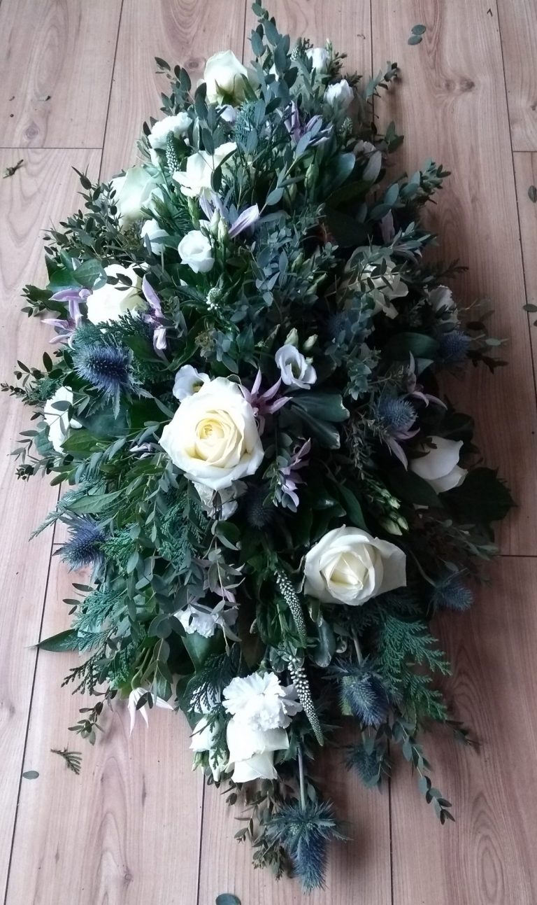 Natural Style Coffin Spray Bay Tree Flowers