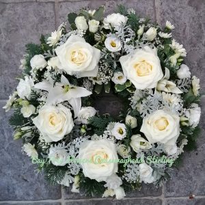 Classic White Wreath