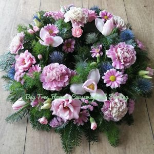 Wreath with Pinks
