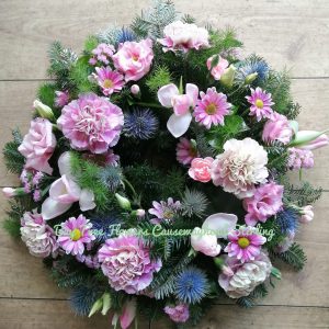 Wreath with Pinks