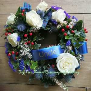 Scottish Style Personalised Wreath