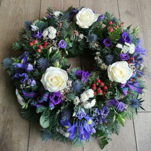 Blue Scottish Wreath