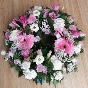 Pink Traditional Wreath